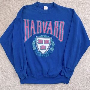 Vintage Harvard Crewneck Sweatshirt